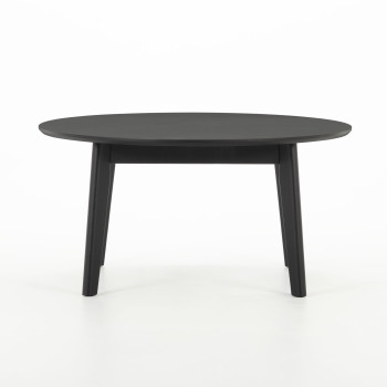 Norsk Round Coffee Table - W90, Black