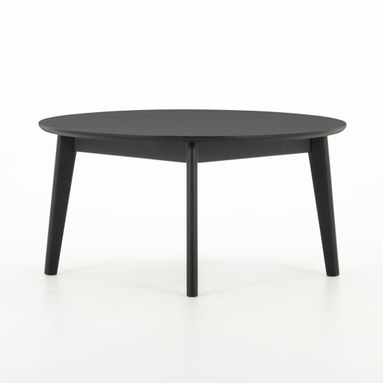 Norsk Round Coffee Table - W90, Black