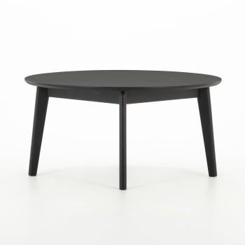 Norsk Round Coffee Table - W90, Black