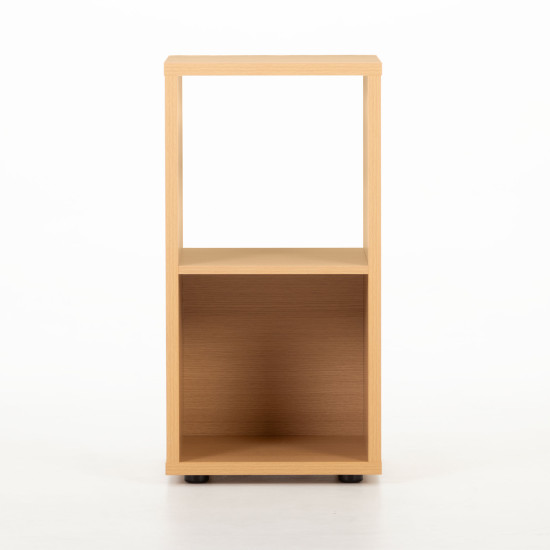 Cube 2 x 1, Light Oak