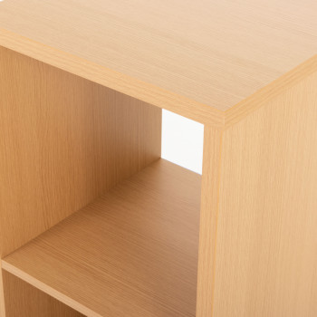 Cube 2 x 1, Light Oak