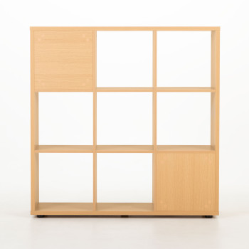 Cube 3 x 3, Light Oak