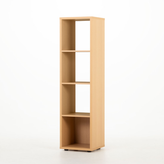 Cube 4 x 1, Light Oak