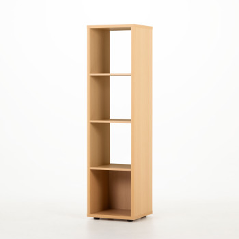 Cube 4 x 1, Light Oak