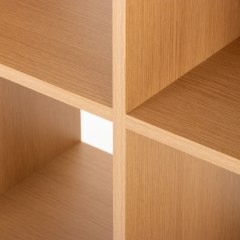 Cube 4 x 2, Light Oak