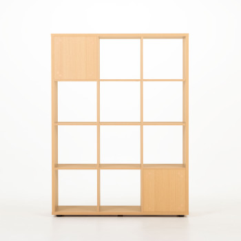 Cube 4 x 3, Light Oak