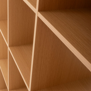 Cube 4 x 3, Light Oak