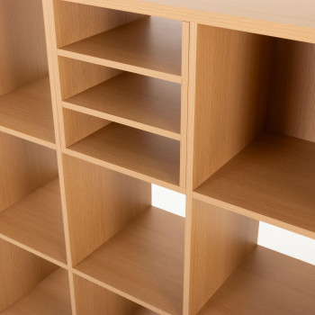 Cube Book Case Insert, Light Oak