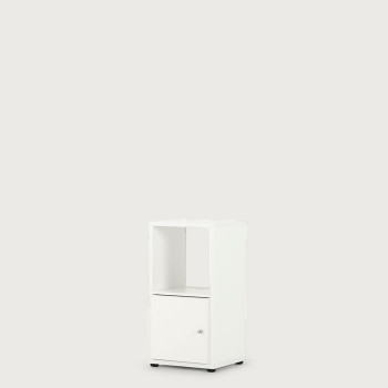 Cubo 1 Door Box Insert, White
