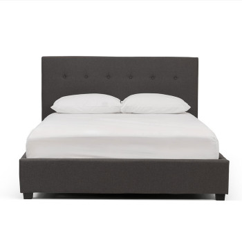 Dallas Double Bed Frame, Jet