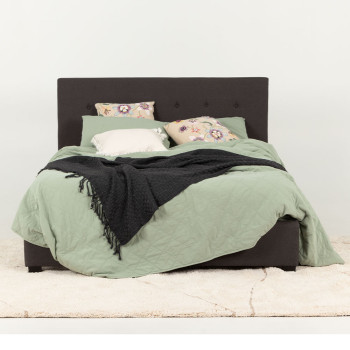 Dallas Double Bed Frame, Jet