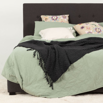 Dallas Double Bed Frame, Jet