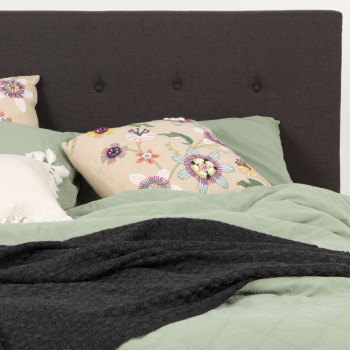 Dallas Double Bed Frame, Jet