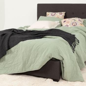 Dallas Double Bed Frame, Jet