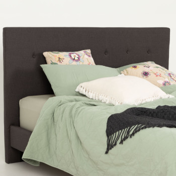 Dallas Double Bed Frame, Jet