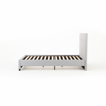 Dallas Double Bed Frame, Light Grey