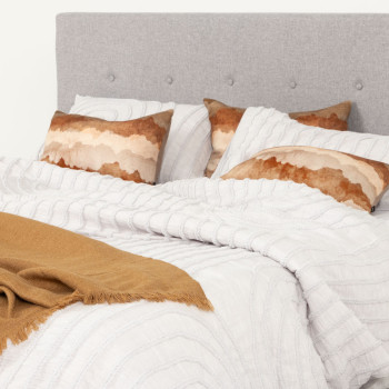 Dallas Double Bed Frame, Light Grey