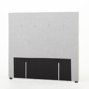 Dallas King Single Headboard, Light Grey