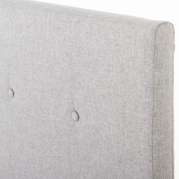 Dallas King Single Headboard, Light Grey