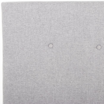 Dallas King Single Headboard, Light Grey