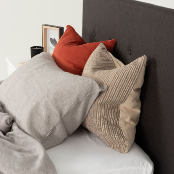 Dallas King Single Bed Frame, Jet