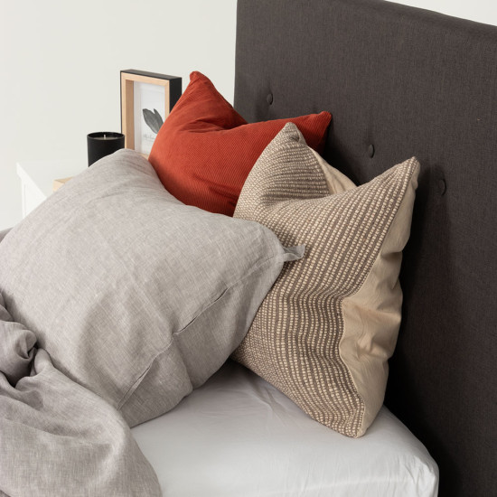 Dallas King Single Bed Frame, Jet