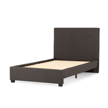 Dallas King Single Bed Frame, Jet