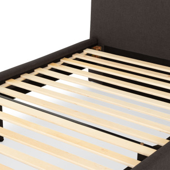 Dallas King Single Bed Frame, Jet