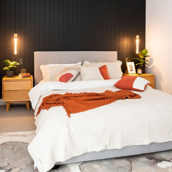 Dallas King Single Bed Frame, Light Grey