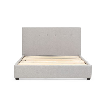Dallas Queen Bed Frame, Light Grey