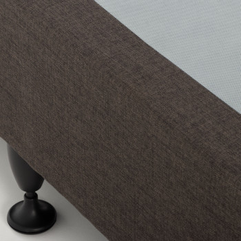 Doze 2 Drawer Right Hand Facing Mattress Base - Single, Charcoal