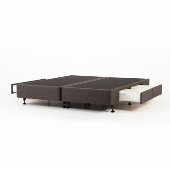 Doze 4 Drawer Mattress Base - California King, Charcoal