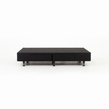 Doze 4 Drawer Mattress Base - Double, Black