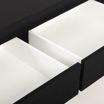 Doze 4 Drawer Mattress Base - King, Black