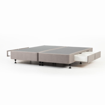 Doze 4 Drawer Mattress Base - King, Grey