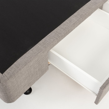 Doze 4 Drawer Mattress Base - Queen, Grey