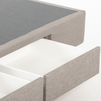 Doze 4 Drawer Mattress Base - Super King, Grey