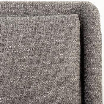 Halsey Single/King Single Headboard, Dark Grey