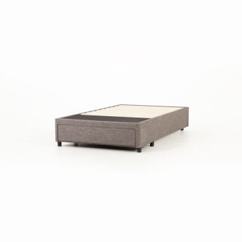 Kitset Draw 1 Drawer Mattress Base - King Single, Dark Grey