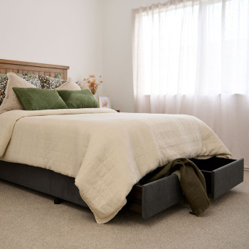 Kitset Draw 2 Drawer Kitset Mattress Base - Queen