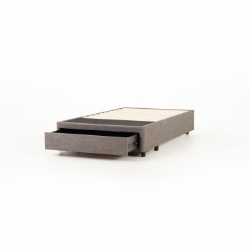 Kitset Draw 1 Drawer Mattress Base - Single, Dark Grey