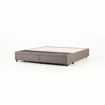Kitset Draw 2 Drawer Mattress Base - Super King, Dark Grey