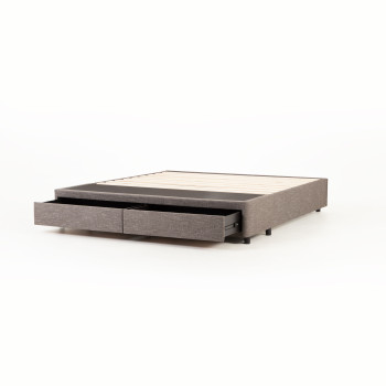 Kitset Draw 2 Drawer Mattress Base - Super King, Dark Grey