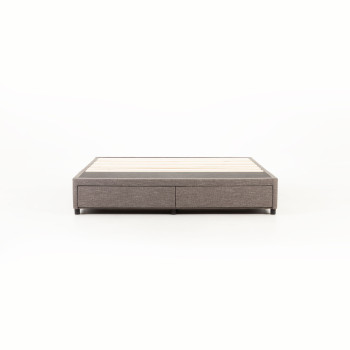 Kitset Draw 2 Drawer Mattress Base - Super King, Dark Grey