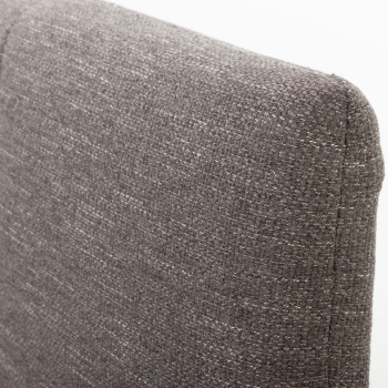 Serene Single /King Single Headboard, Dark Grey