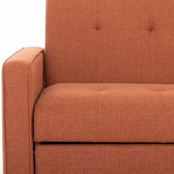 Dylan Sofa Bed, Rust