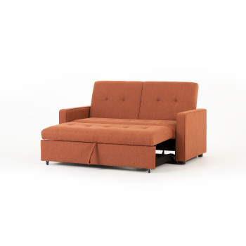 Dylan Sofa Bed, Rust