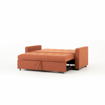 Dylan Sofa Bed, Rust
