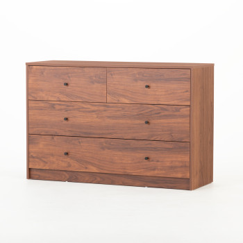 Elliot 4 Drawer Lowboy, Walnut