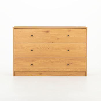 Elliot 4 Drawer Lowboy, Wild Oak